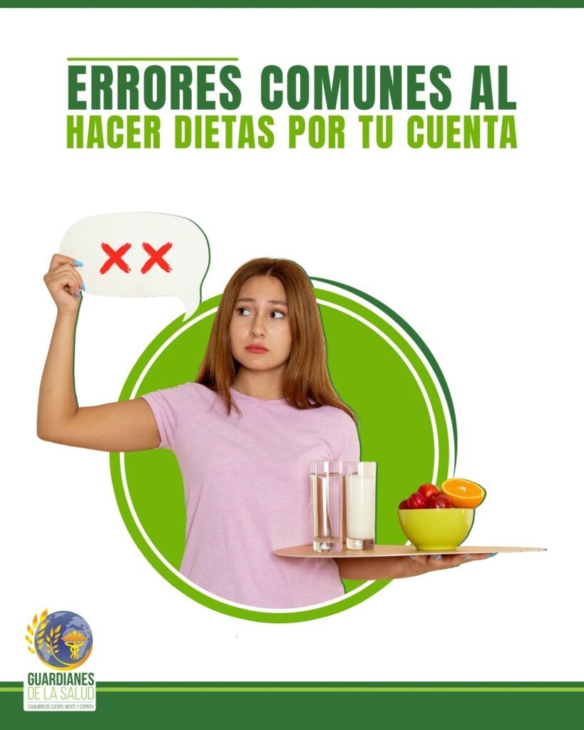 Errores comunes al hacer dietas por tu cuenta y cómo pueden afectar tu salud